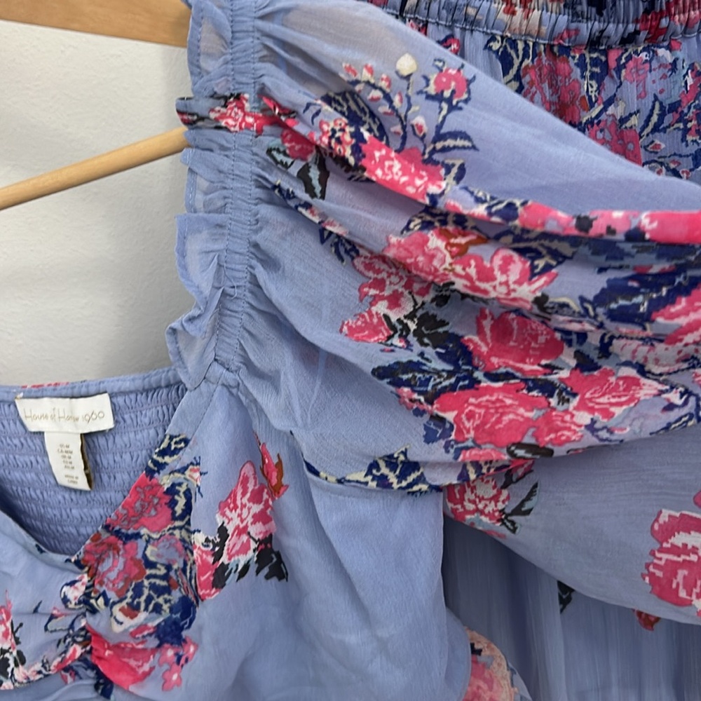 House of Harlow 1960 Floral Boho Set – Top (M) + Skirt (M) - Picture 11 of 11
